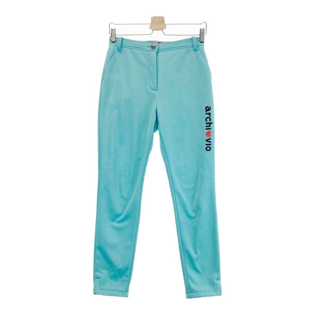 アルチビオ38裏起毛パンツ サイズ：38 ARCHIVIO アルチビオ ロングパンツ 裏起毛 ブルー系