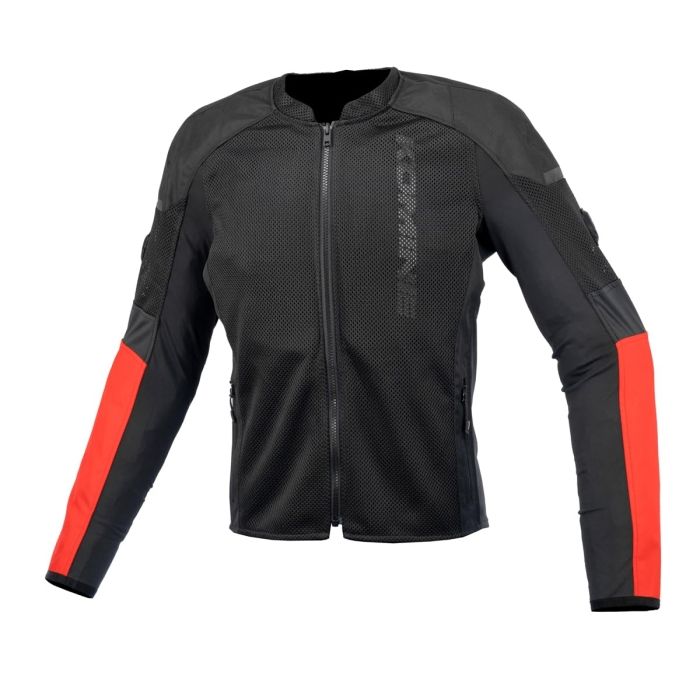 5営業日で発送 コミネ Komine JK-173 HEAVY MESH SCR JKT BK RD XL 07-173 ブラックレッド サイズ XL