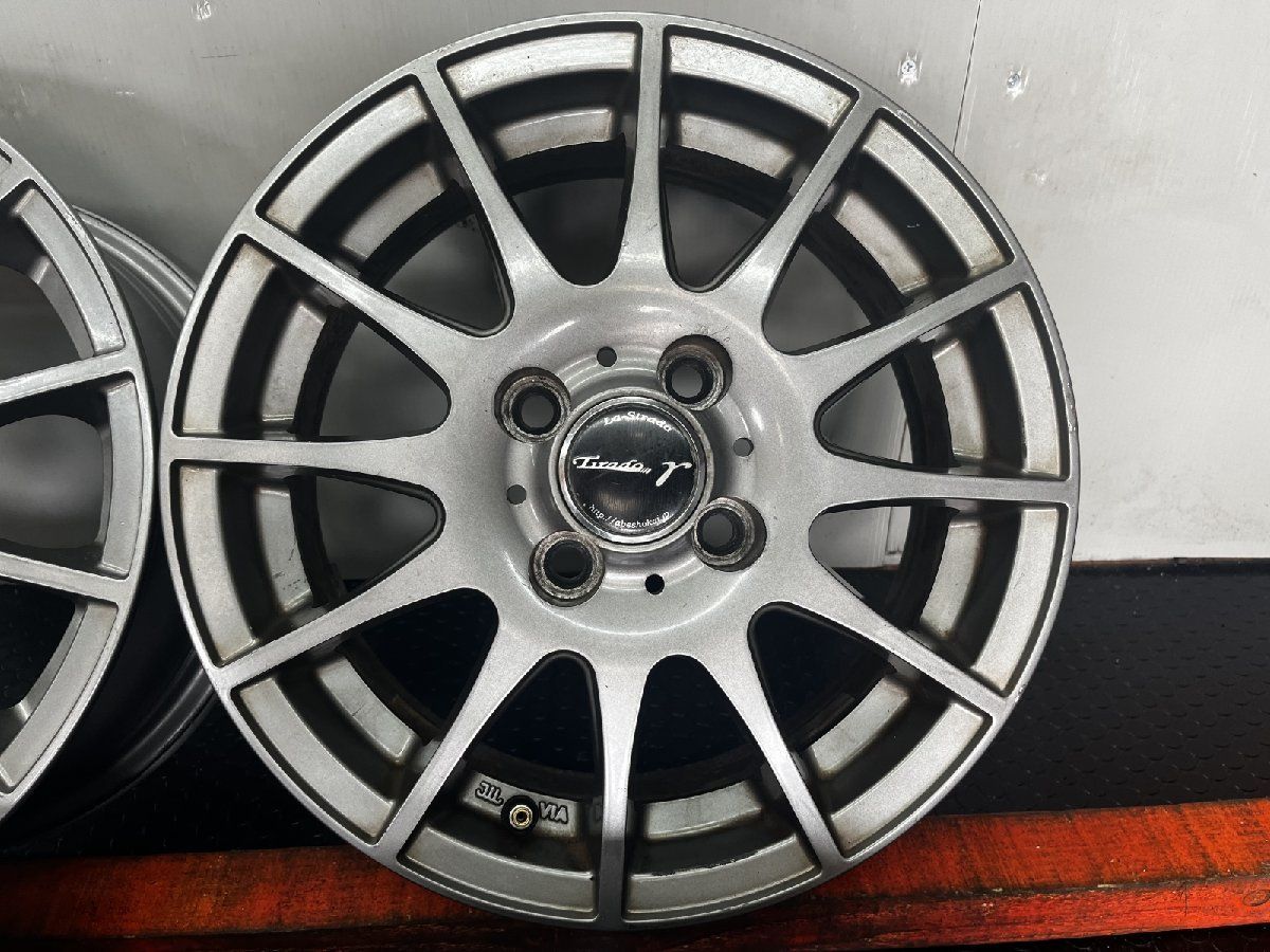 阿部商会 La-Strada Tirado r ラ ストラーダ ティラード 14インチ 4本 5.5J4HPCD100 42 ルーミー タンク トール ブーン等 SHB009