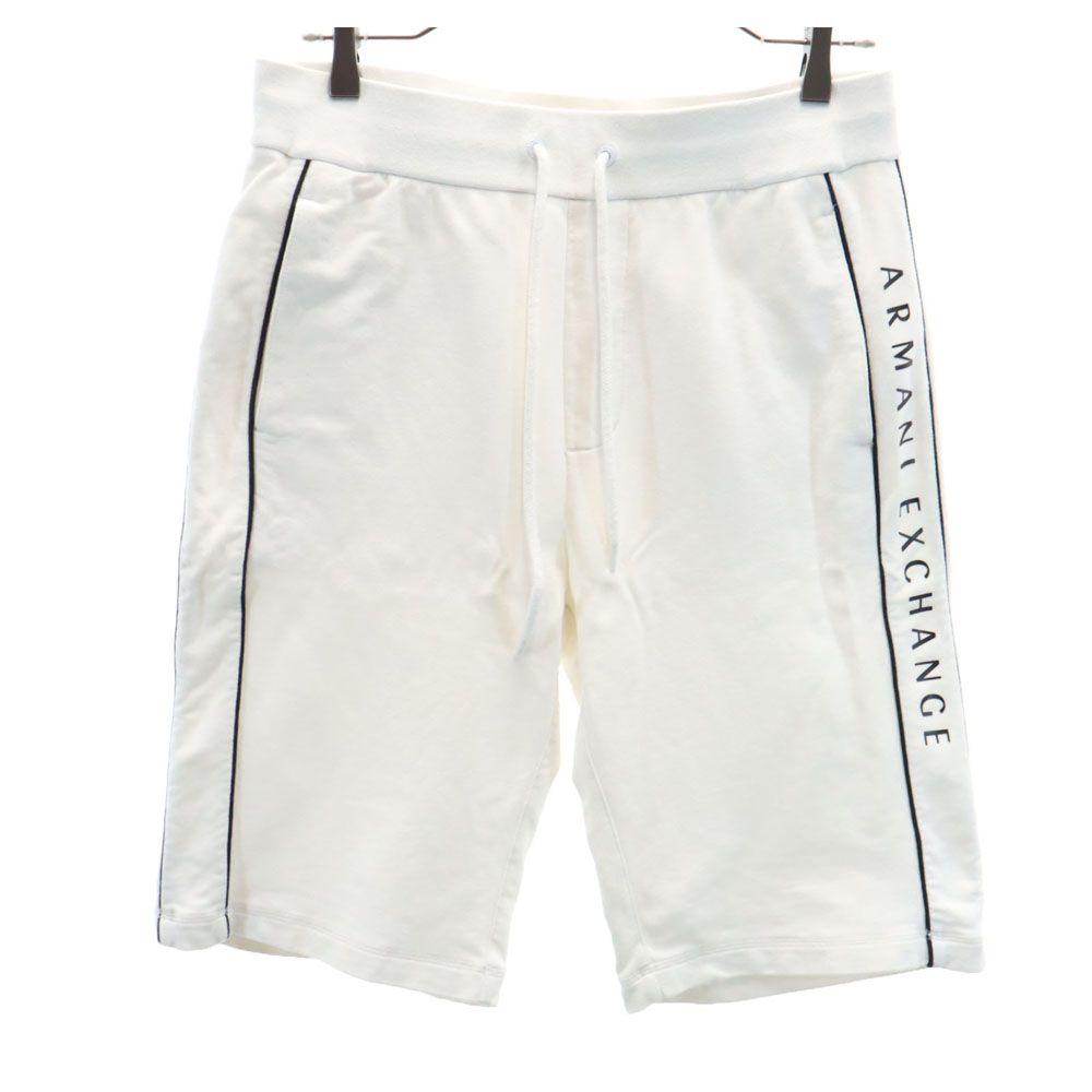 アルマーニエクスチェンジ スウェットショートパンツ S 白 ARMANI EXCHANGE メンズ