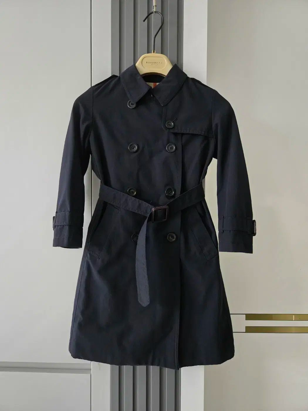 BURBERRY 子供用ネイビーウールコート 6Y BURBERRY 子供用ネイビーウールコート 6Y