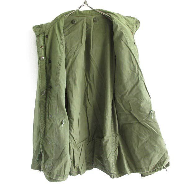70s-80s 希少サイズ S-S程度 実物 米軍 M-65 3rd フィールド