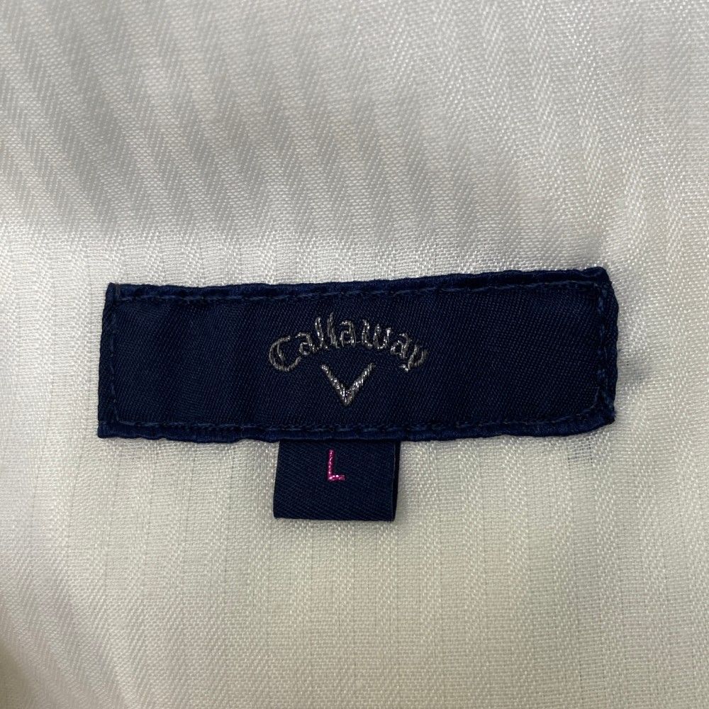サイズ：L CALLAWAY キャロウェイ 2024年 ストレッチパンツ  ホワイト系 [240101451563] ゴルフウェア レディース ストスト CALLAWAY キャロウェイ 2024年 ストレッチパンツ ホワイト系