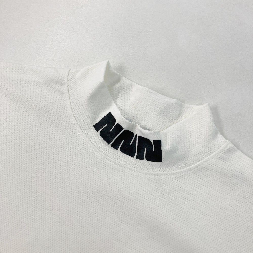 サイズ：1 NBB WEEKEND エヌビービーウィークエンド 2023年 ハイネック 半袖Tシャツ  ホワイト系 [240101440057] ゴルフウェア レディース ストスト サイズ：1 NBB WEEKEND エヌビービーウィークエンド 2023年