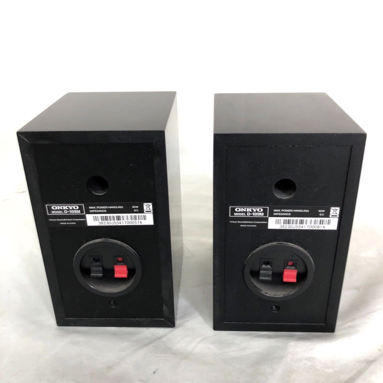 ONKYO ONKYO サラウンドスピーカーシステム D-109M 2台セット USED