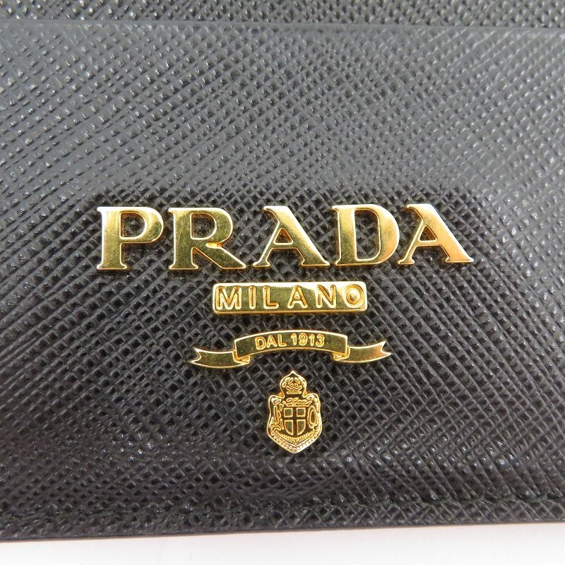 瀬戸大橋店 PRADA | プラダ カードケース サフィアーノレザー カードホルダー 1MC025 サフィアーノメタル ブラック 125