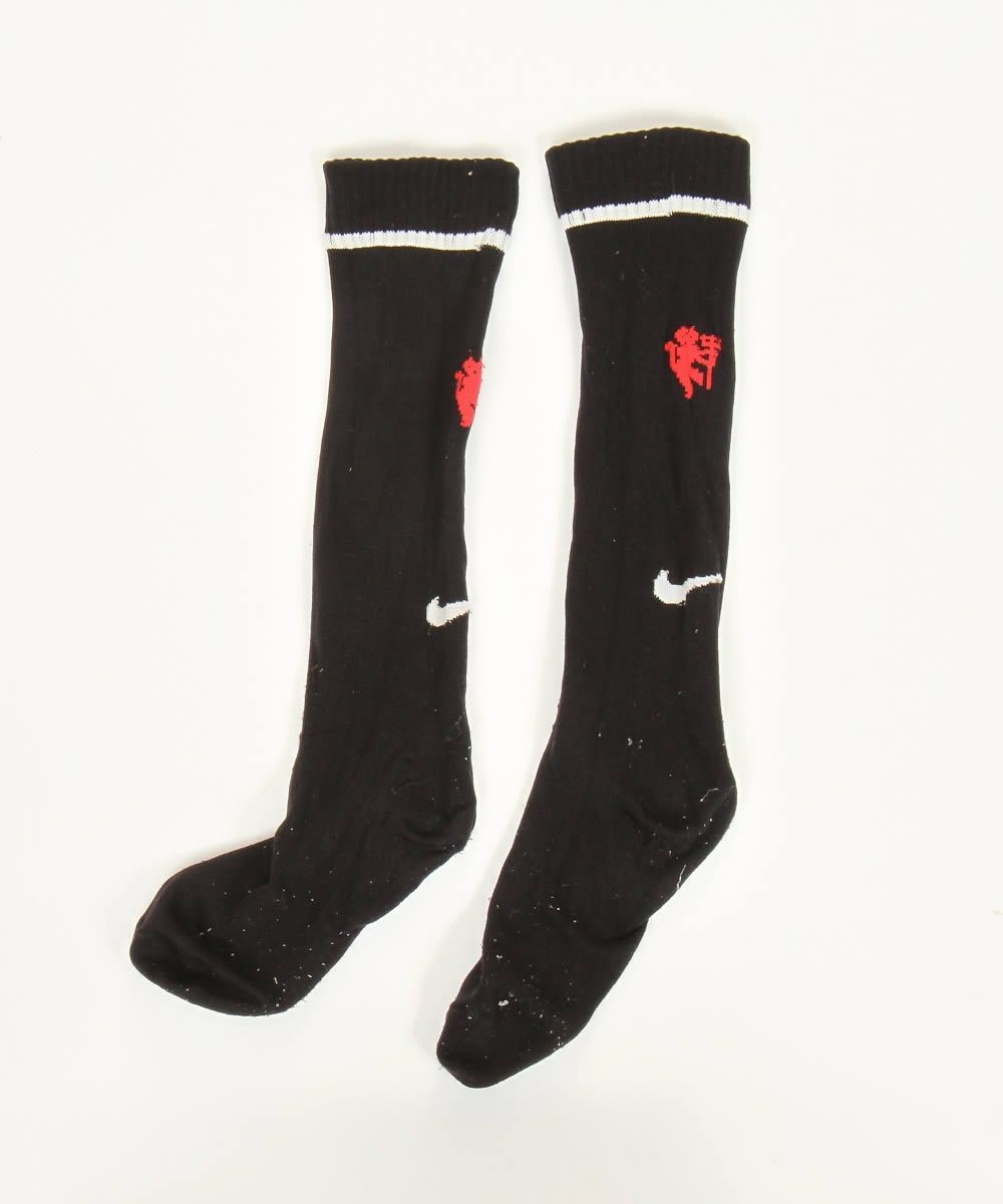 NIKE Manchester United Football Club Used SOCCER SOX SPORTS WEAR ナイキ マンチェスター・ユナイテッドFC チーム ユーズド ストッキング サッカー ソックス 靴下 プロ サッカーチーム