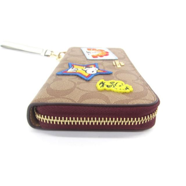 COACH コーチ PEANUTS x スヌーピー コラボ C4598 ロング ジップ