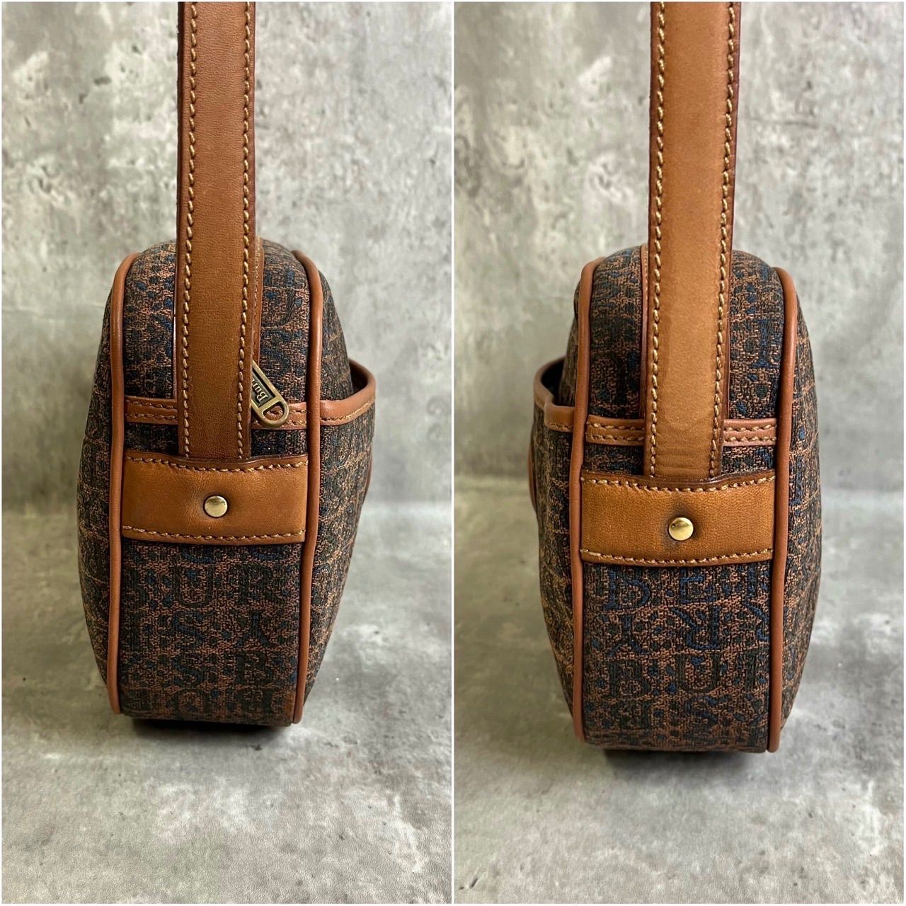 ✨良品✨BURBERRY バーバリー ショルダーバッグ トートバッグ ゴールド金具 ロゴ刻印 ホースロゴ エンボス ロゴ柄 キャンバス レザー  ブラウン 茶色 斜め掛け レディース - メルカリ