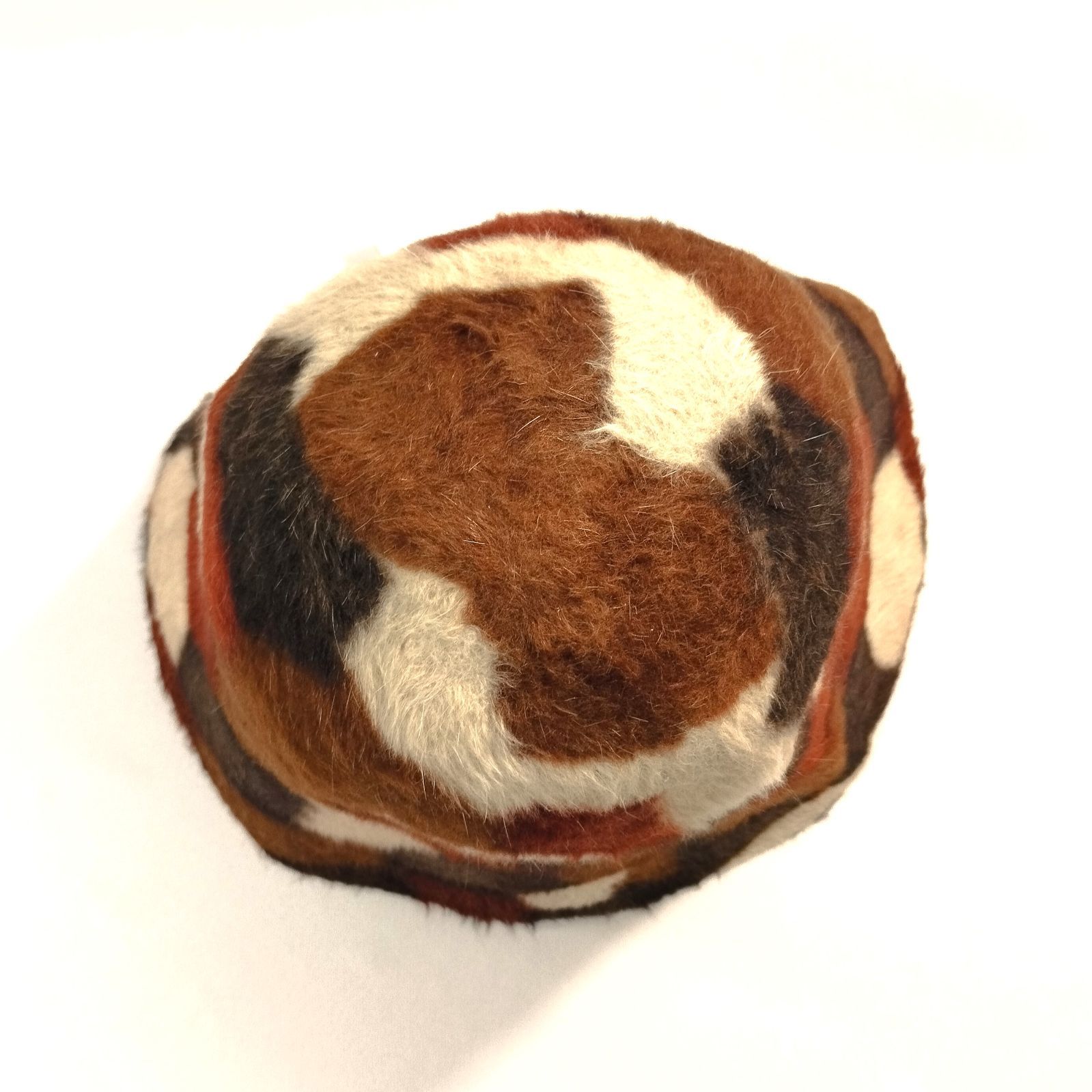 〇チェコ製ビーバー パッチワーク 冬帽体 ベル型