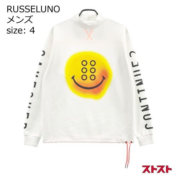 RUSSELUNO ラッセルノ ハイネック長袖Tシャツ ビッグルチャ 裏起 4