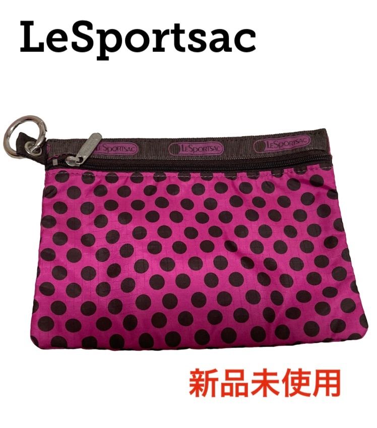 LeSportsac ピンクドット ポーチ レスポートサック キー リング - メルカリ