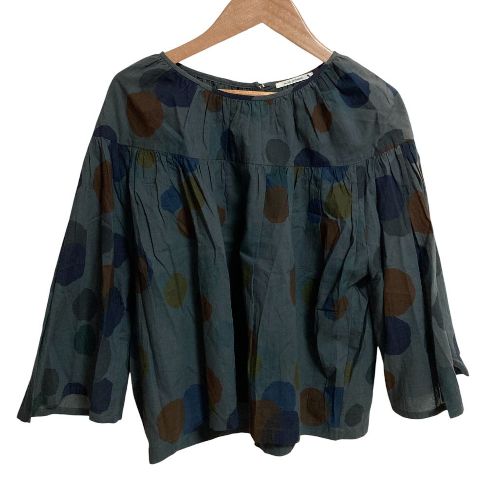美品 mina perhonen ミナペルホネン rain star ブラウス サイズ36
