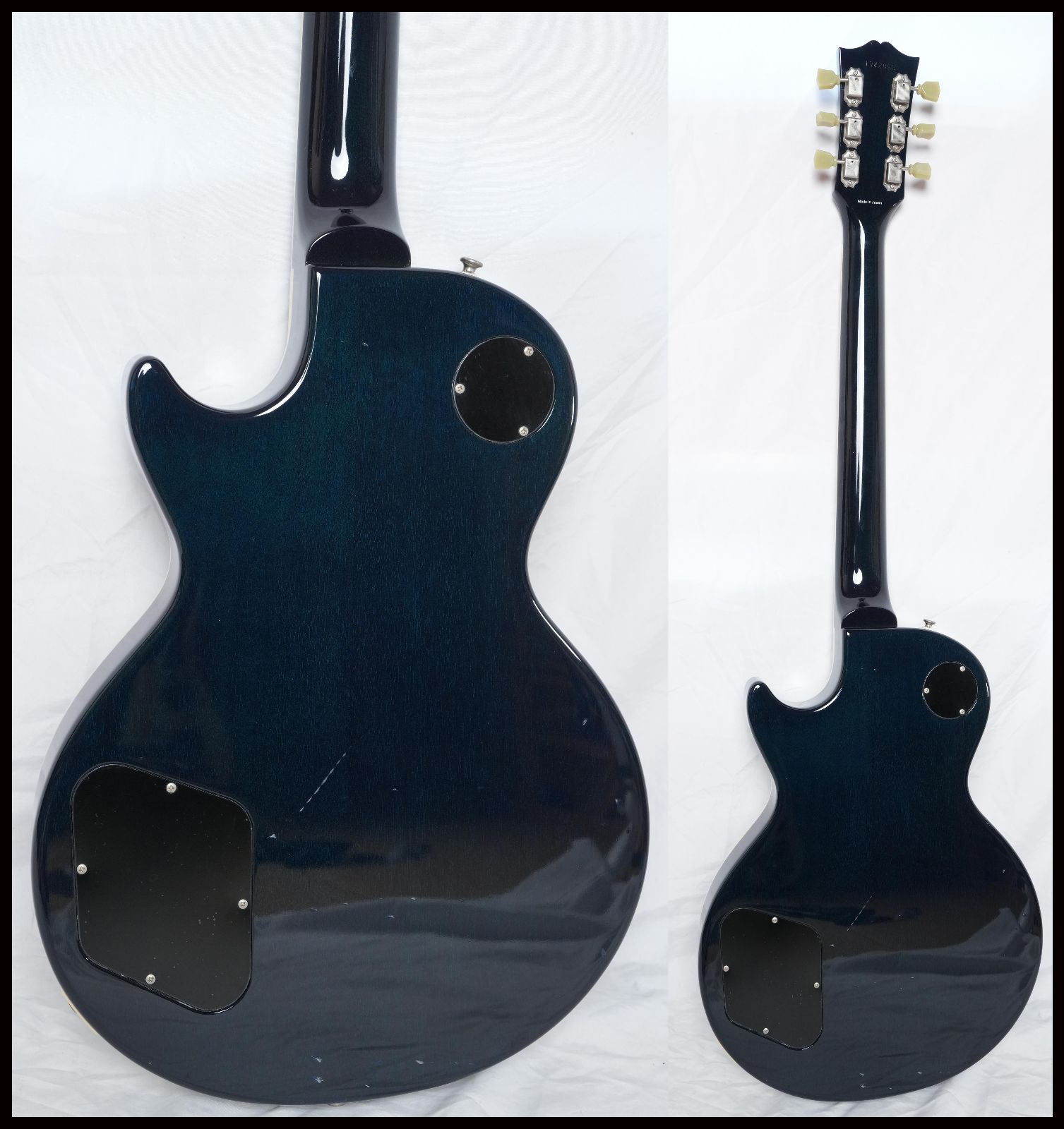 レスポール キルトトップ Gibson Custom Shop製の当店スタッフのオーダーによる、極上5A