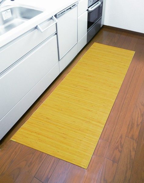 ♪天然籐 キッチンマット ジャワ 45✕180cm