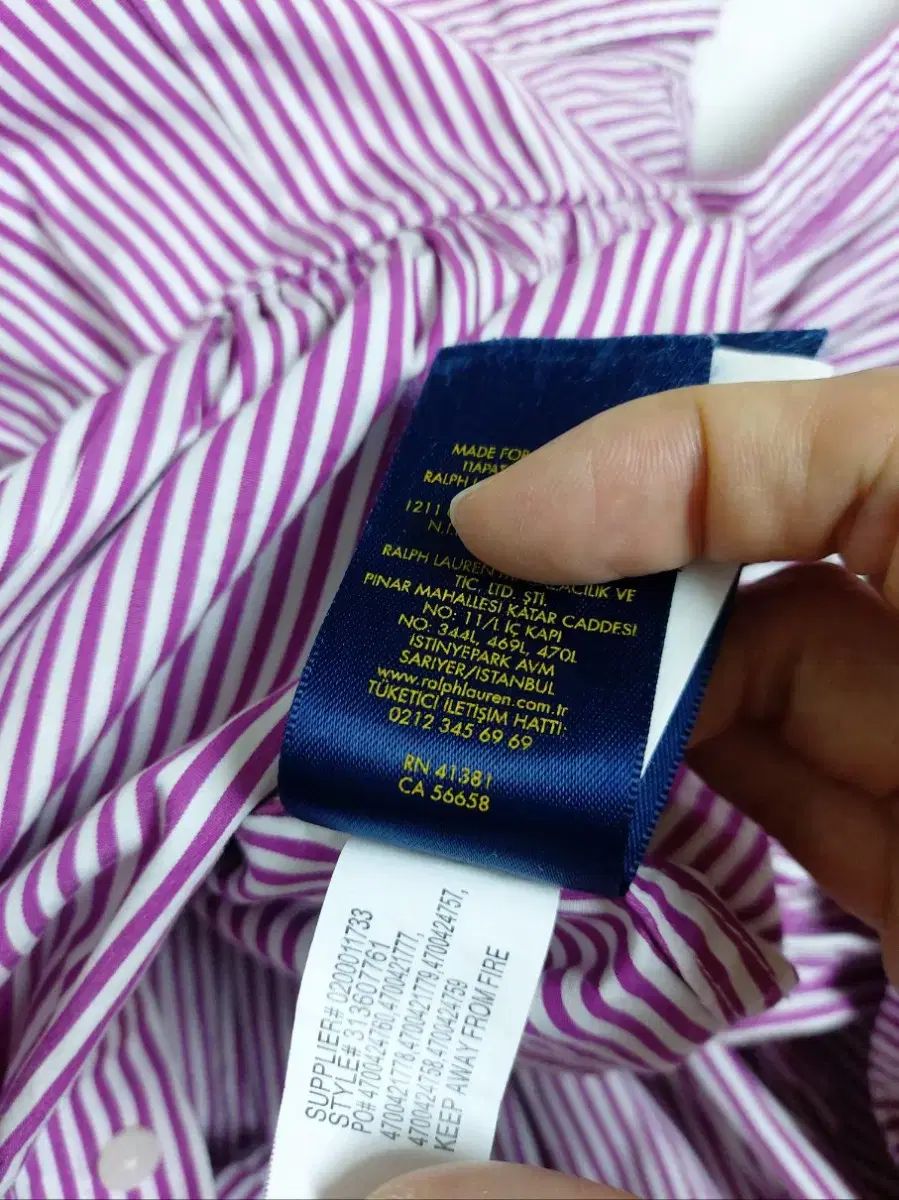 RALPH POLO シャツワンピース LAUREN - ポロ ラルフローレン ワンピース Lauren 0 ラルフローレンガールズ ピンクストライプシャツ 公式通販 Ralph 新品Polo メルカリ