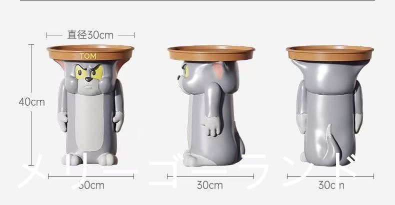 新品最安値 トムとジェリー TOM and JERRY サイドテーブル セット 新品