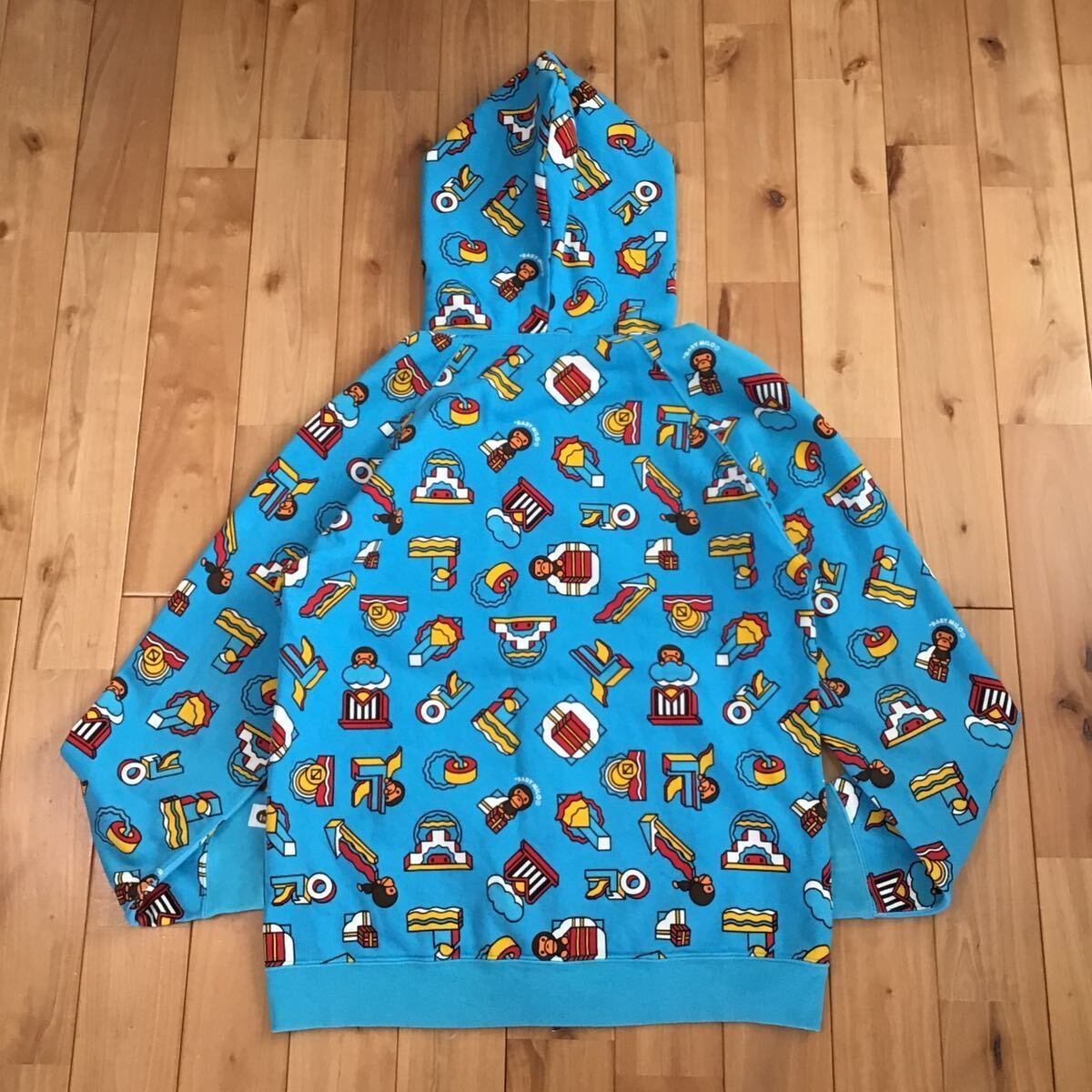 A Bathing Ape ネイビー フルジップアップパーカーbaby milo