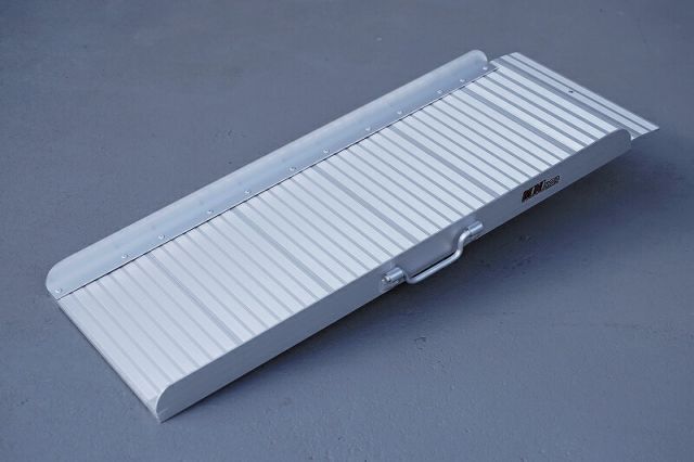 アルミ製 バイク 一輪車 農機具用段差解消スロープ長さ91cm