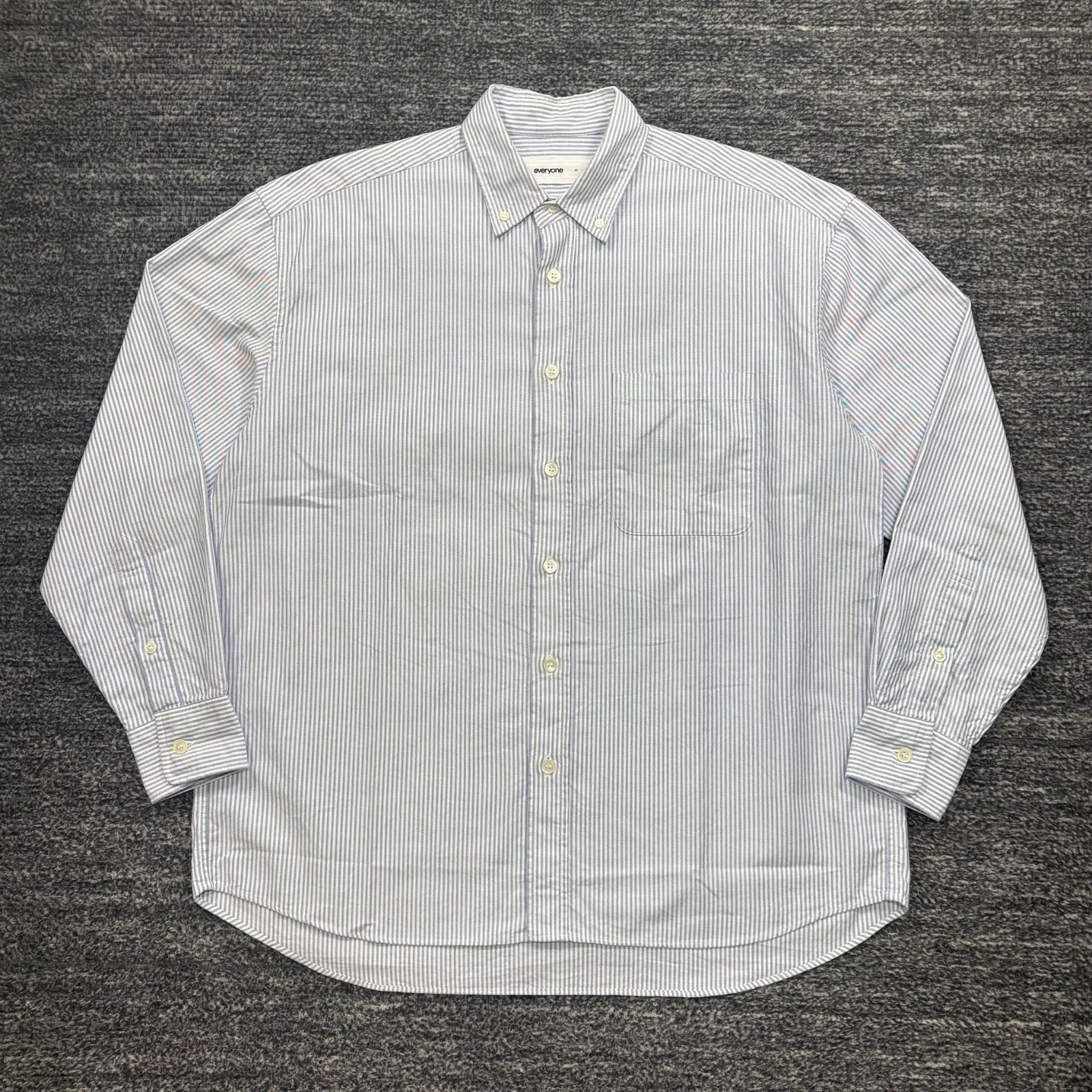 everyone stripe shirts エブリワン ストライプ シャツ 美品 everyone