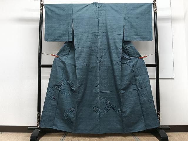 ［3910］色留袖 美品 中国三大刺繍 相良刺繍 一つ紋 五三桐 正絹 着物 袷 平和屋着物▽創業460年・千總 中国三大刺繍 相良刺繍 色留袖