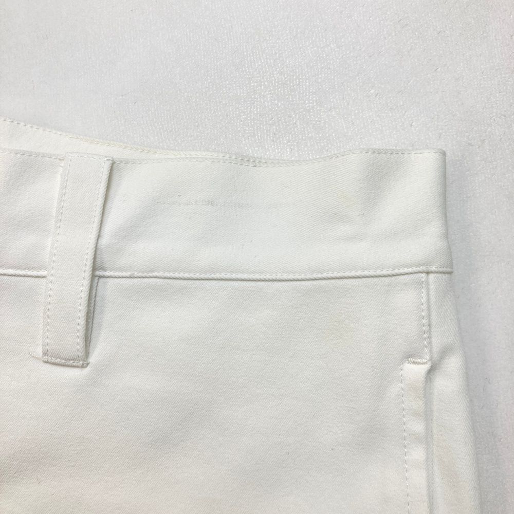V12 - coco 未使用品 ヴィ・トゥエルヴ V12 メンズ パンツ S 白 ホワイト ボンディング素材 軽量 秋冬 パンツ メンズ V12 ゴルフ ヴィ・トゥエルブ 2025 秋冬 新作