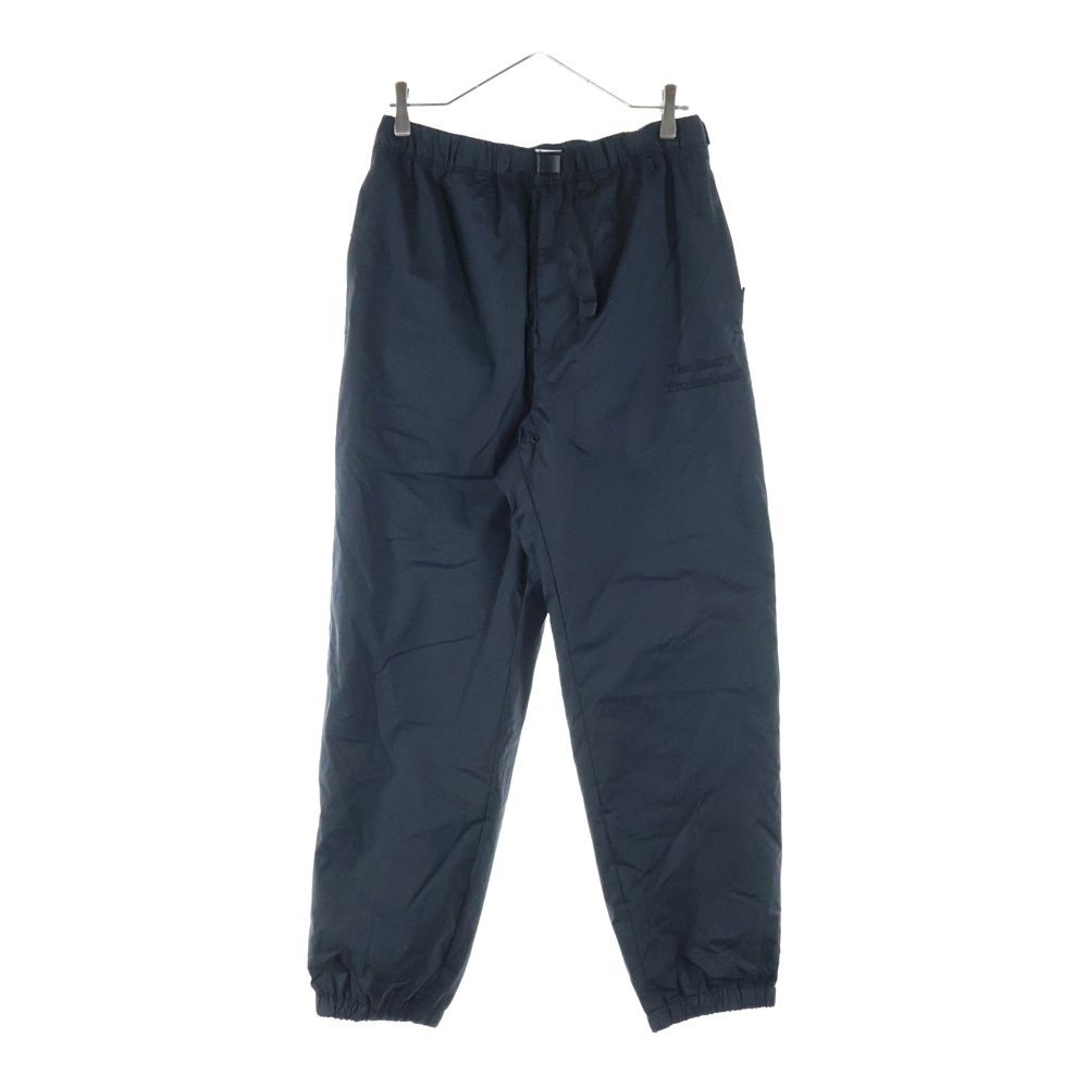 The Ennoy Professional エンノイプロフェッショナル 24AW PROFESSIONAL PADDED PANTS ロゴエンブロイダリー ナイロン ジョガーパンツ ブラック AW24BRENPT05LP