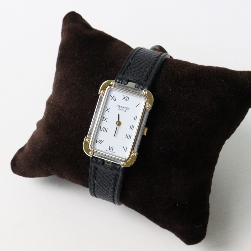 HERMES エルメス腕時計　クロアジュール エルメス HERMES クロアジュール 腕時計 /シルバー ゴールド