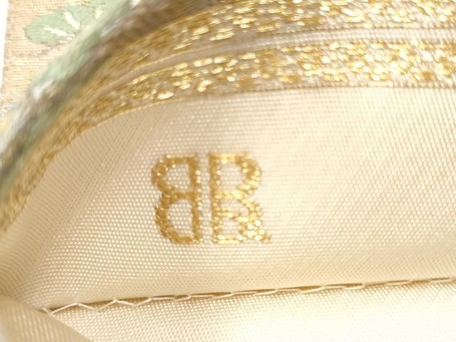 平和屋着物◎西陣 服部織物謹製 六通柄袋帯 唐織 牡丹 白鳥緞子 金銀糸