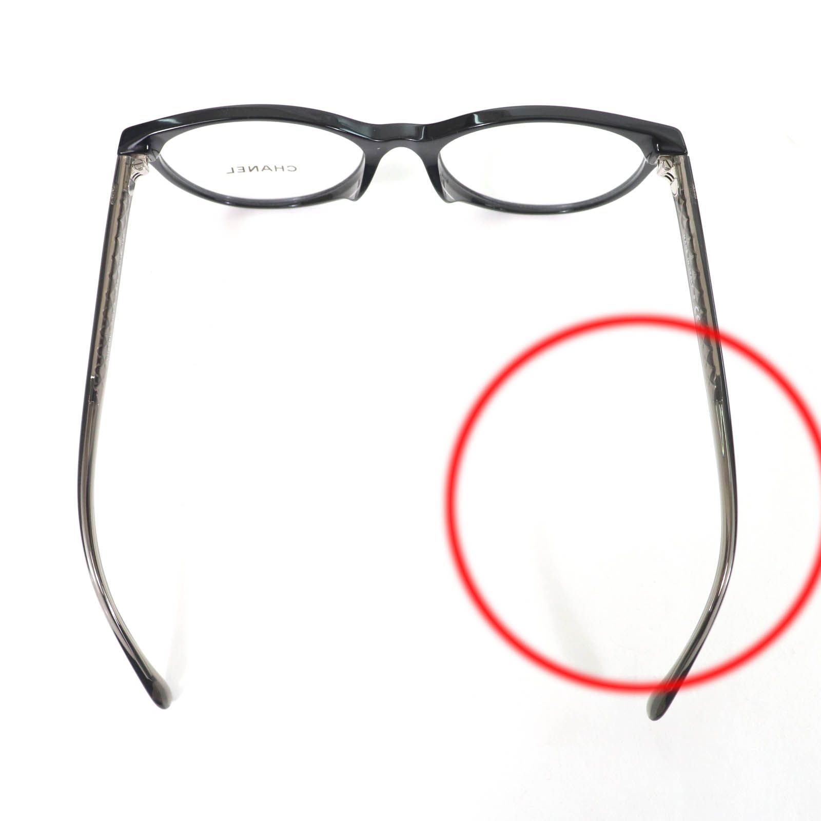 シャネル メガネ 3401-A 美品☆CHANEL シャネル 3401-A ココマーク メガネ 眼鏡 アイ