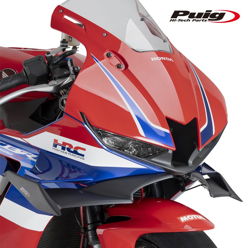 Puig 22192J FRONTAL SPOILER GP MATT BLACK HONDA CBR600RR 20-25 プーチ カウル サイドカバー