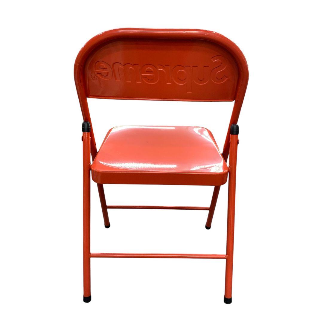 未使用保管品】 Supreme シュプリーム 赤 パイプ椅子 20AW