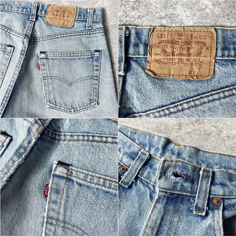 パンツ 80s Levi's 505-0217 W40L32 ヒゲ 80s USA製 Levis 505 0217 デニム パンツ 32 34 / 80年代