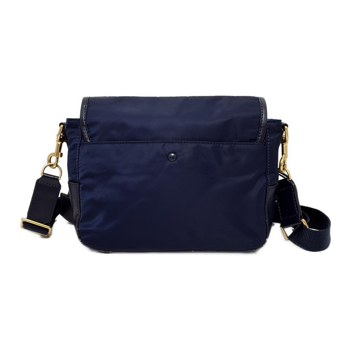 Tory Burch ネイビー ハンドバッグ ショルダーストラップ付き TORY BURCH(トリーバーチ) ショルダーバッグ - ネイビー