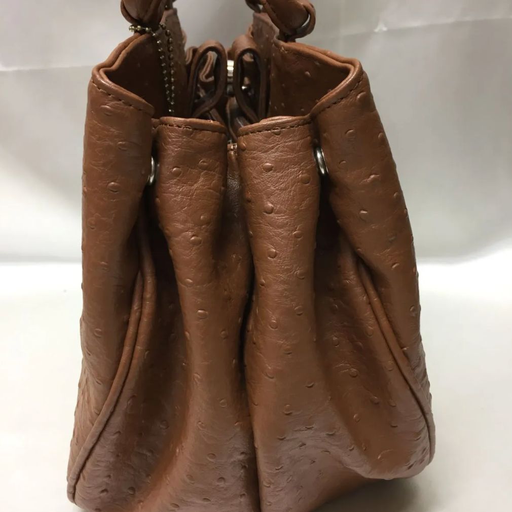 S【ヴィンテージ】VAN VALENTINO オーストリッチ ハンドバッグ
