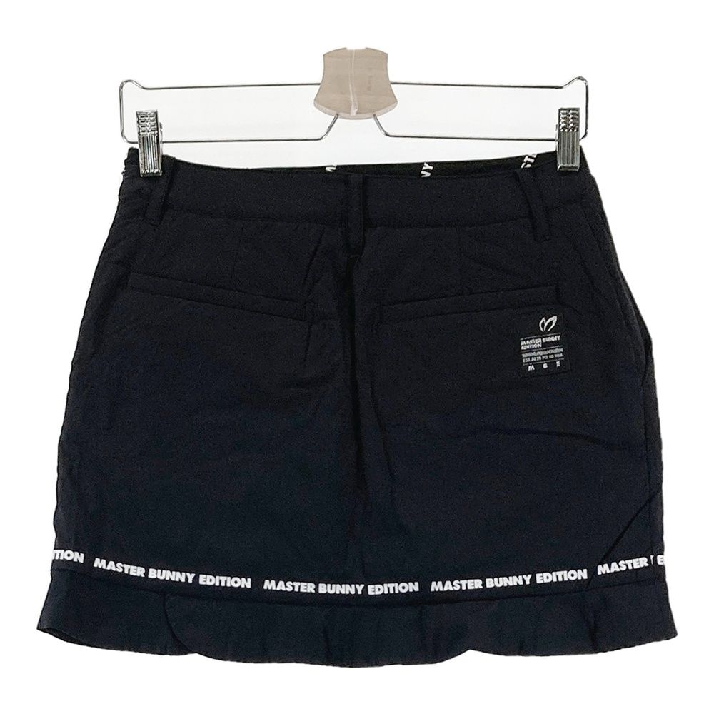 サイズ 00 MASTER BUNNY EDITION マスターバニーエディション 2025年 759-2234104 中綿スカート ブラック系 240101507009 ゴルフウェア レディース ストスト