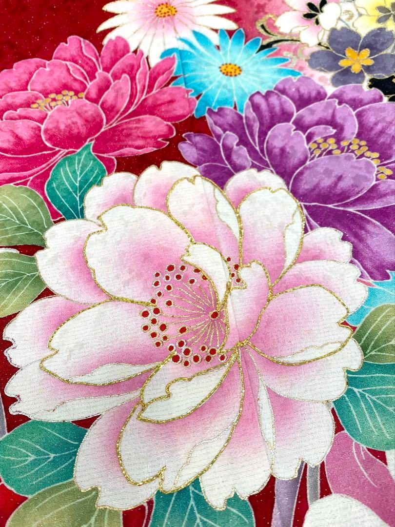 振袖 豪華 銀通し 金駒 金彩 身丈162cm 撥水加工済 MO2683