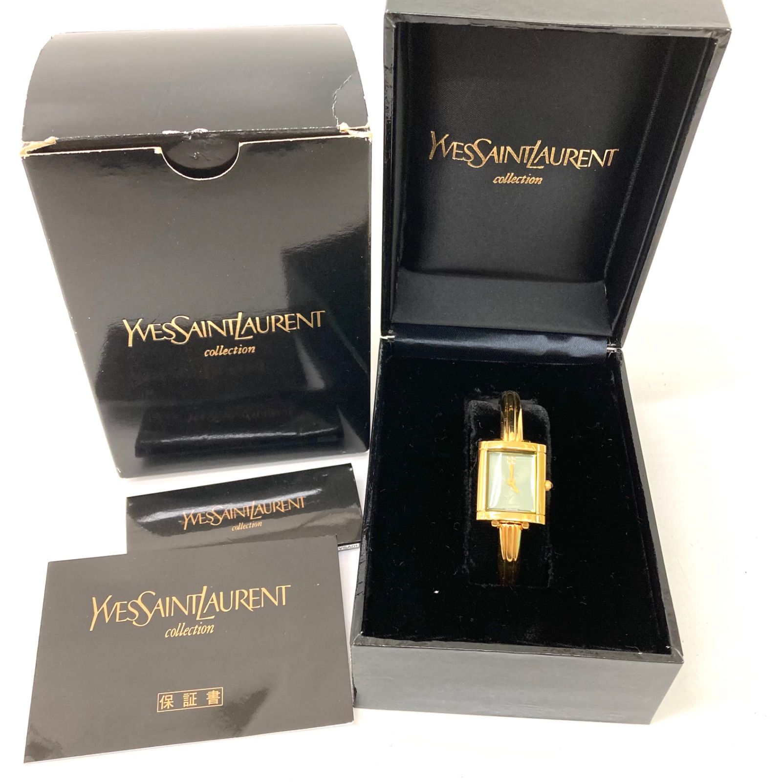 YVES SAINT LAURENT】美品 イヴサンローラン 腕時計 レディース 