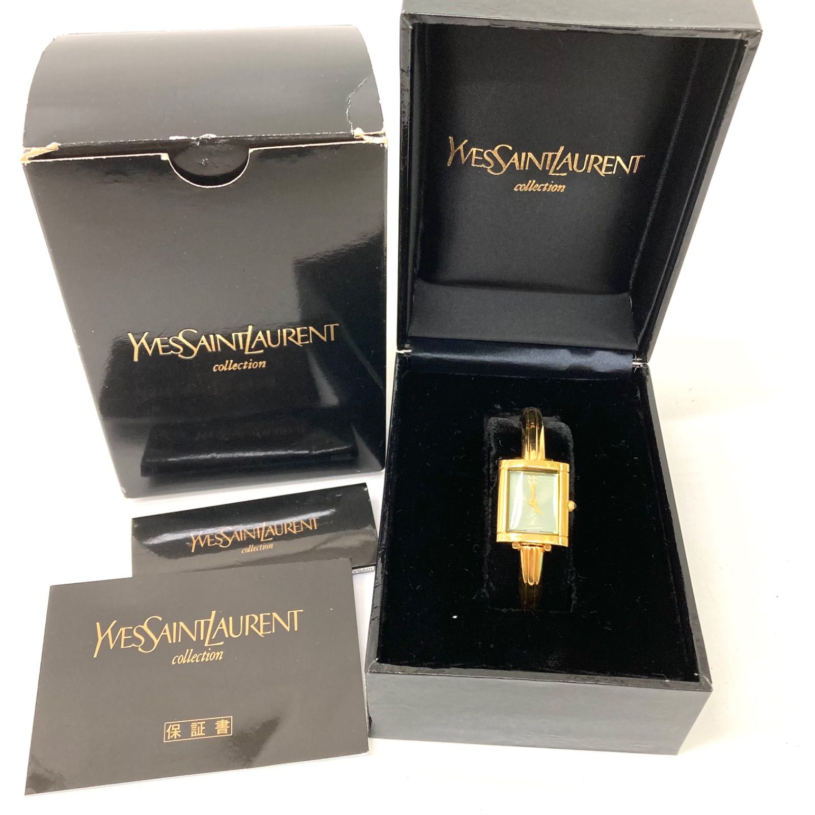 YVES SAINT LAURENT】美品 イヴサンローラン 腕時計 レディース