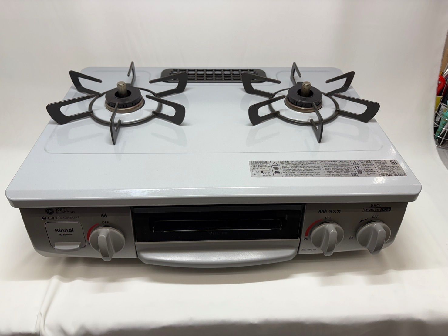 ガステーブル ガスコンロ リンナイ KG35NBKL 本日限定値下げ価格 【未開梱】Rinnai リンナイ KG35NBKL ガスコンロ 都市ガス 56幅