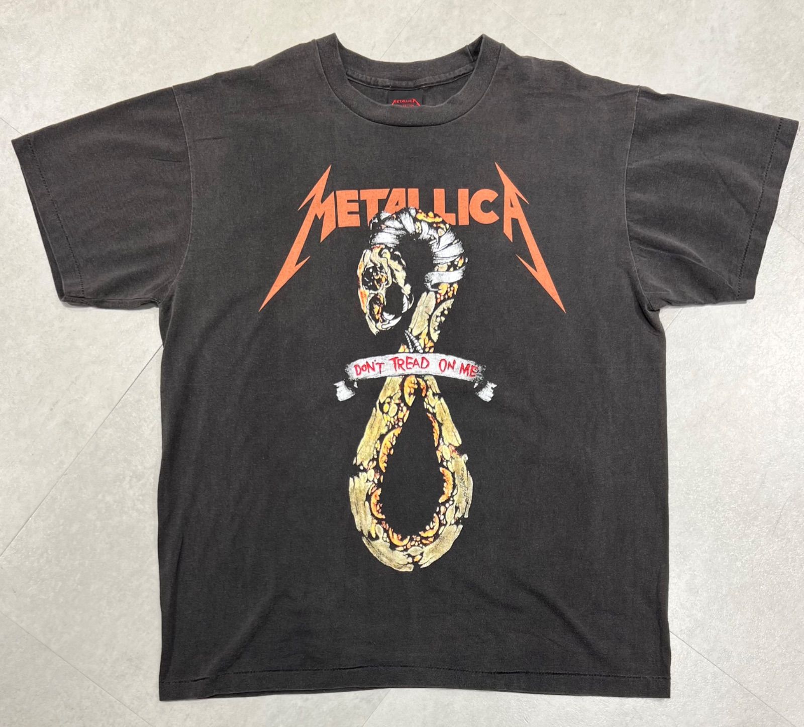 USA製 METALLICA メタリカ Don't Tread On Me バンド Tシャツ ブラック 