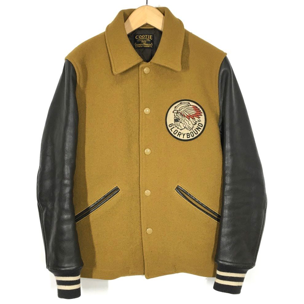 倉吉店】COOTIE | クーティー スタジャン 1st Place Jacket イエロー