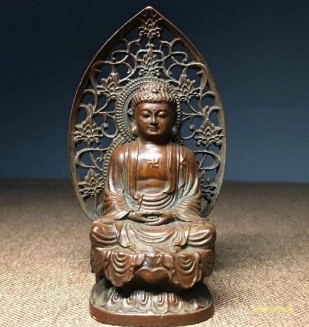 銅製 大日如来仏像 置物 仏堂 装飾品 工芸品 美術品 置物 仏教美術品 仏像 大日如来 銅製 置物 鑑賞物 工芸品 美術品