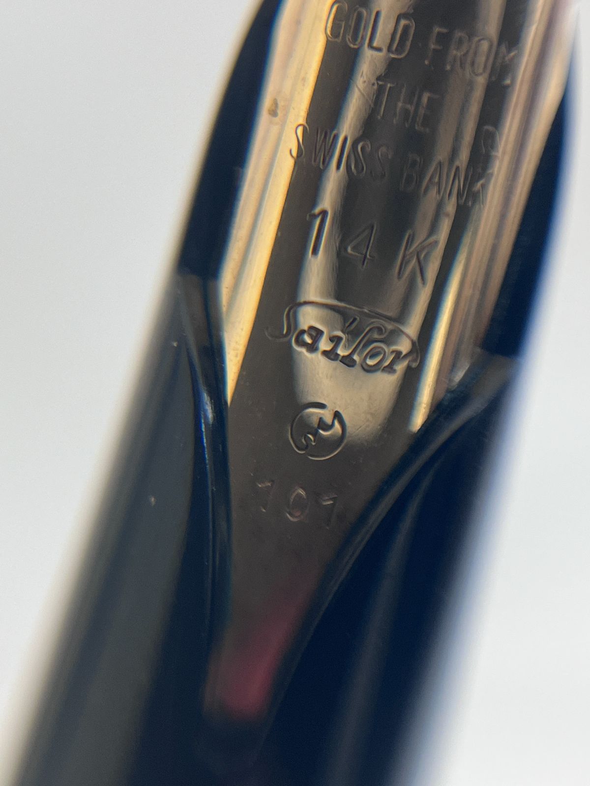 K【最終値下げ】セーラー SAILOR 万年筆 GOLD FROM THE SWISS BANK