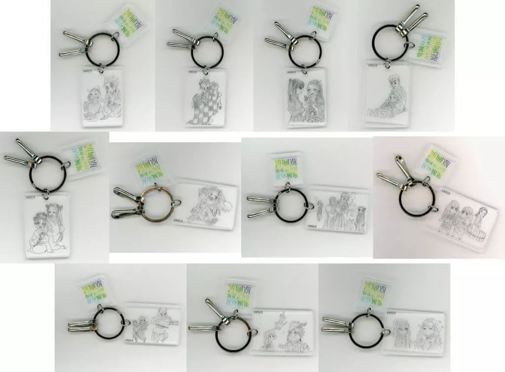 鬼滅の刃吾峠呼世晴原画展 クリアベースキーホルダー10点セット 鬼滅の刃』クリアベースキーホルダー BOX(全11種入り)＜鬼滅の刃