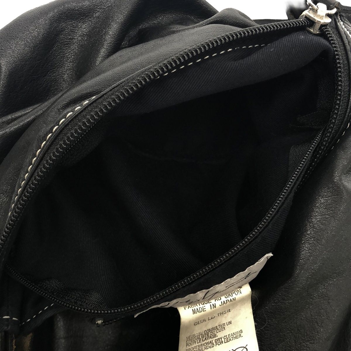 Yohji Yamamoto FEMME ヨウジヤマモト ファム 2006SS レザーショルダー  