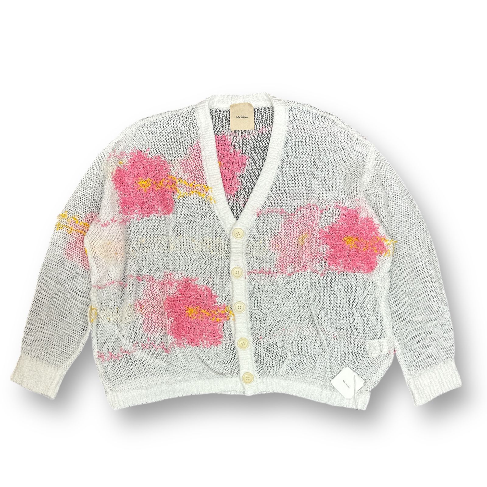 未使用KotaGushiken FloatingFlowerWashiカーデ　白 未使用KotaGushiken FloatingFlowerWashiカーデ 白 未使用KotaGushiken