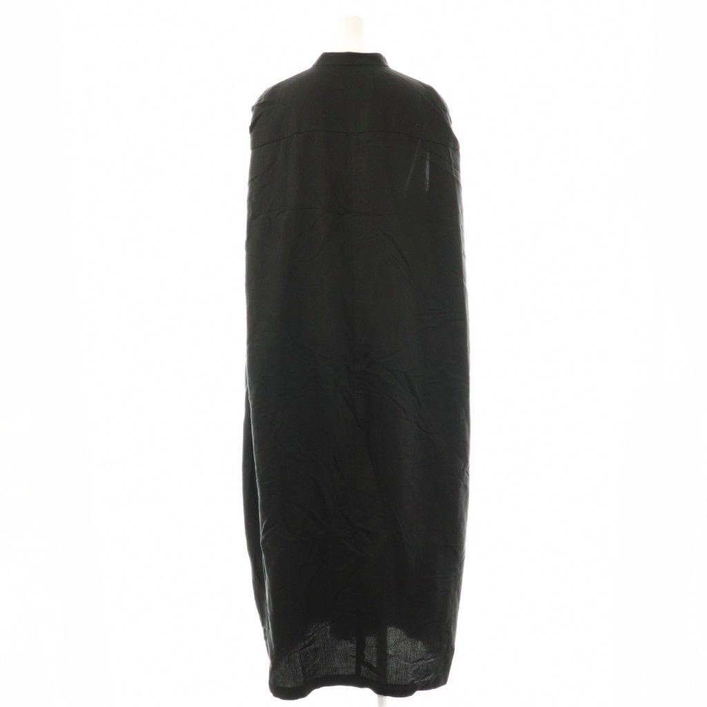 エブール ebure 25AW リネンサテン ノースリーブワンピース