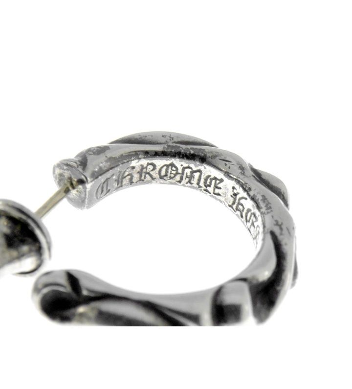 クロムハーツ スクロールフープピアス CHROME HEARTS クロムハーツ 22k