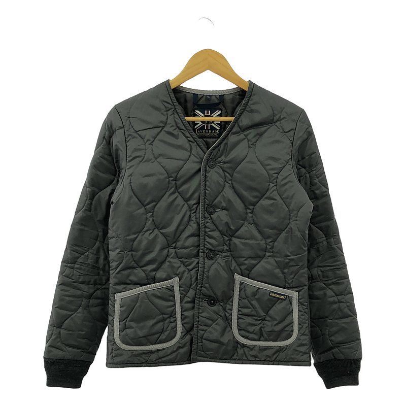LAVENHAM / ラベンハム | ノーカラー キルティング ジャケット | 36 
